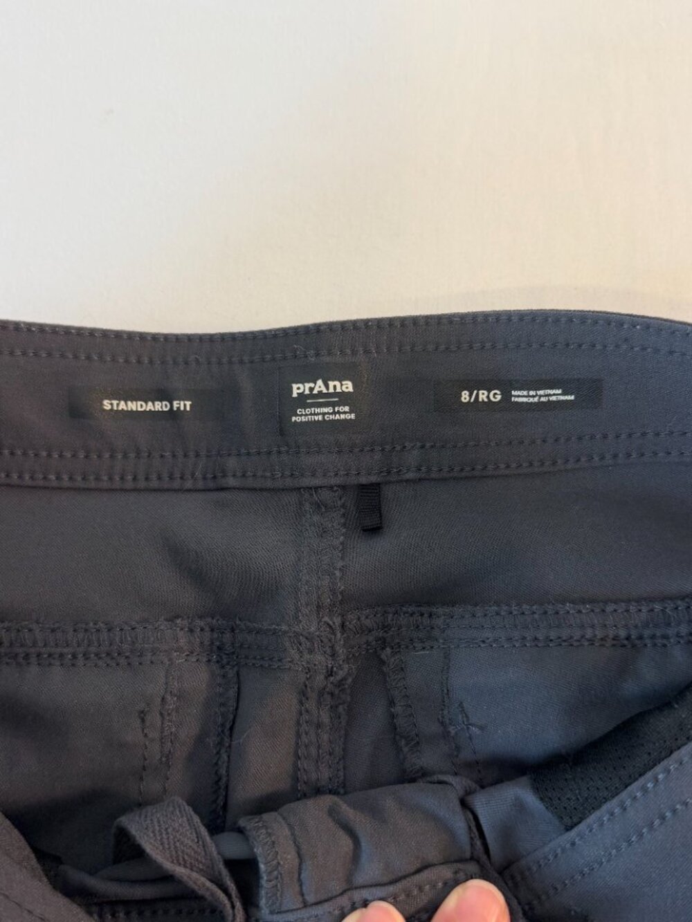 prAna Cargo Jogger Pants Women's 8 Standard Fit Gray Stretch Hiking Outdoor - Picture 5 of 11
